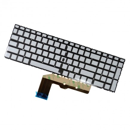 HP ENVY 17-CG Klávesnica CZ / SK Strieborná, Bez rámčeka, Podsvietená