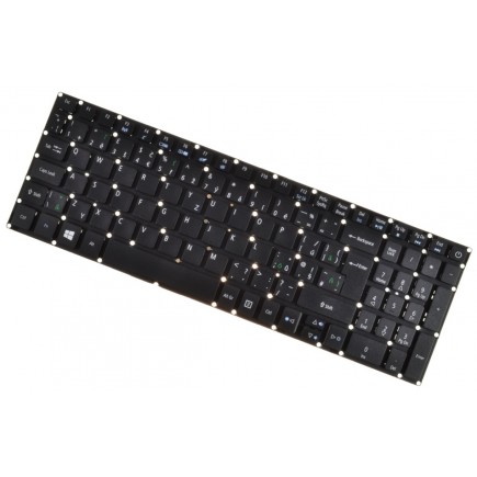 Acer Aspire ES1-572-3767 Klávesnica CZ/SK čierna bez rámčeka