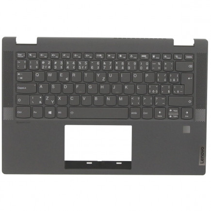 Kompatibilní Lenovo 5CB1C48285 Klávesnica CZ / SK čierna, Palmrest, Bez touchpadu, Podsvietená