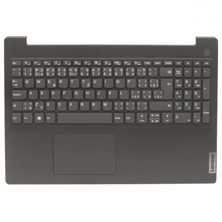 Lenovo V15 G1-IML Klávesnica CZ / SK čierna, Palmrest, S touchpadem