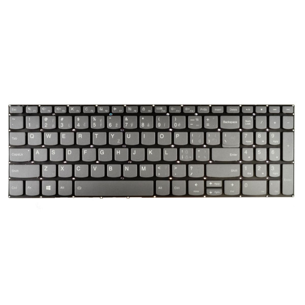 Lenovo V330-15IKB 81AX Klávesnica bez rámčeka čierna CZ / SK podsvietená