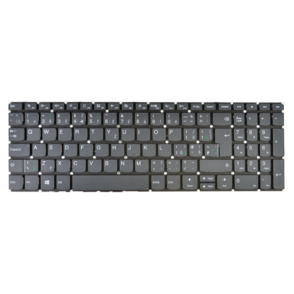 Lenovo IdeaPad 3-15ADA05 Klávesnica CZ/SK sivá, bez rámčeka, bez podsvietenia