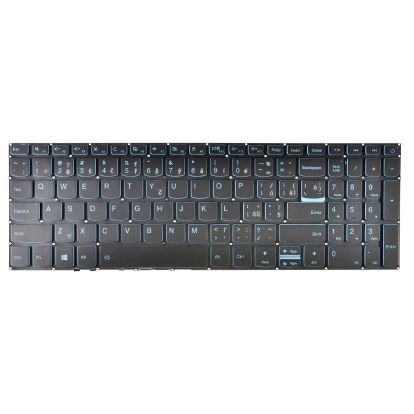 Lenovo IdeaPad L340-17IRH Klávesnica bez rámčeka Čierna CZ / SK podsvietená