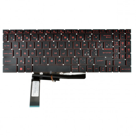 MSI GF66 11UG-806CZ Klávesnica bez rámčeka Čierna CZ / SK podsvietená