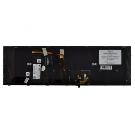 Kompatibilní M20128-001 Klávesnica CZ / SK Čierna, podsvietená, s rámčekom