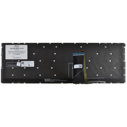 Lenovo IdeaPad 720S-15IKB Klávesnica bez rámčeka Sivá CZ / SK podsvietená