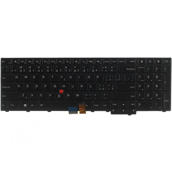 Lenovo ThinkPad Edge E540 Klávesnica CZ / SK Čierna, podsvietená, s rámčekom