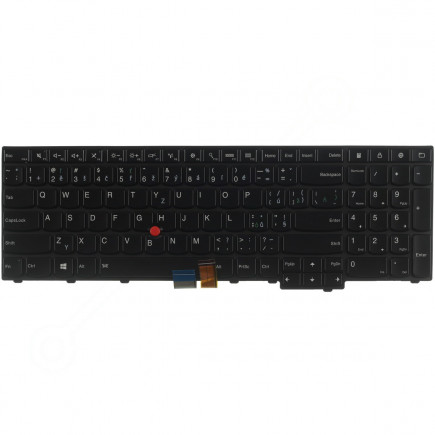 Lenovo ThinkPad Edge E545 Klávesnica CZ / SK Čierna, podsvietená, s rámčekom
