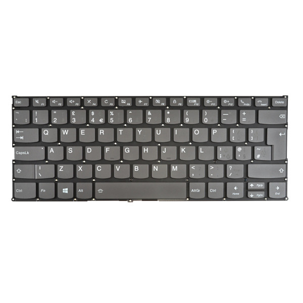 Lenovo IdeaPad C340-14API Klávesnica bez rámčeka, sivá CZ / SK. podsvietená
