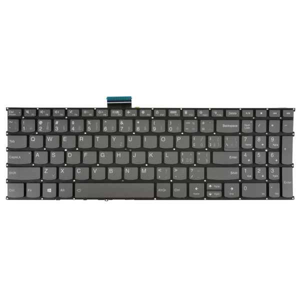 Lenovo IdeaPad 5-15ITL05 Klávesnica bez rámčeka, sivá CZ / SK, podsvietená