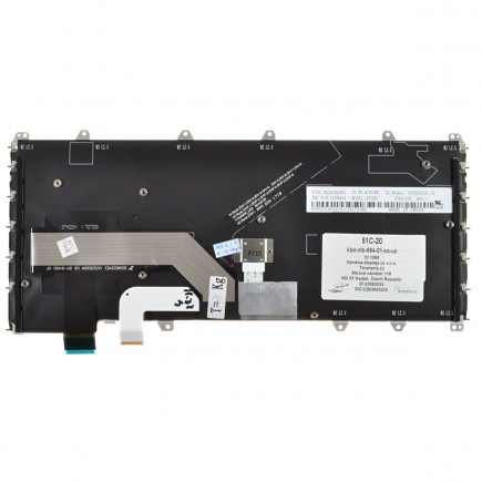Lenovo ThinkPad Yoga 260 Klávesnica CZ / SK Čierna, Podsvietená, S rámčekom
