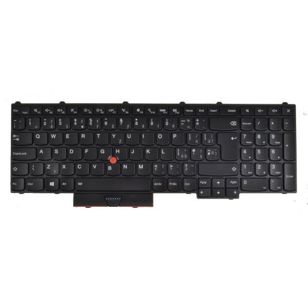 Lenovo ThinkPad P50 Klávesnica CZ / SK čierna, podsvietená, s rámčekom