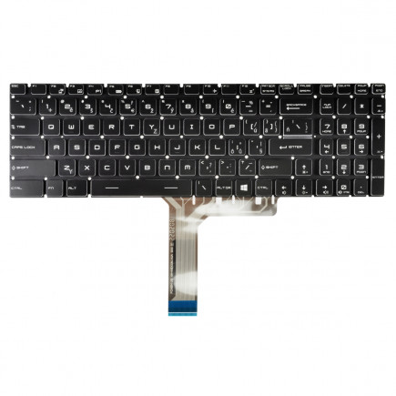 MSI GE73 8RE Klávesnica bez rámčeka, čierna CZ / SK, podsvietená