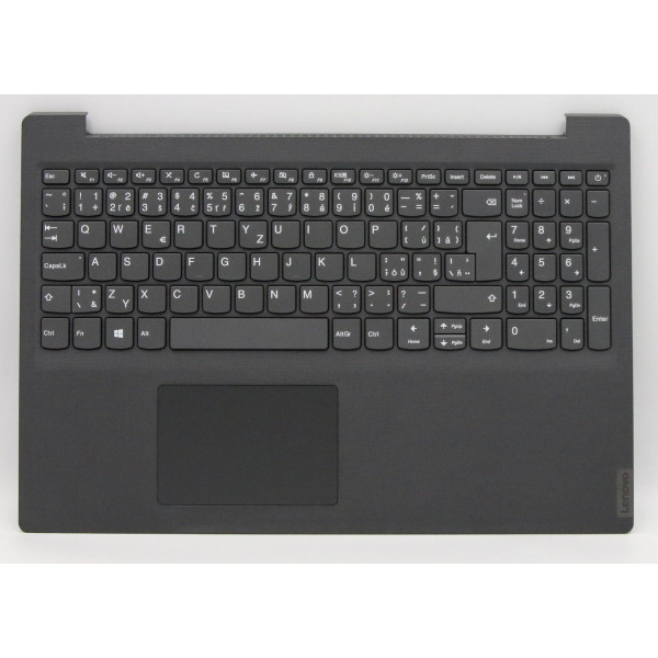 Lenovo V15-IWL Klávesnica CZ / SK čierna, Palmprest, Bez touchpadu