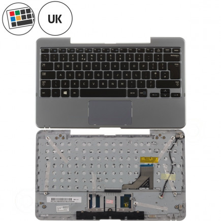 Samsung NP-XE500T1C Klávesnica CZ / SK čierna, Palmprest, Bez touchpadu