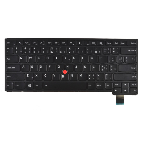 Lenovo ThinkPad Yoga 460 Klávesnica CZ / SK čierna, podsvietená, s rámčekom
