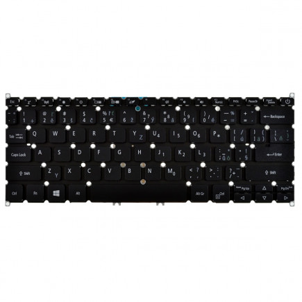 Acer Swift 3 SF314-54G-83LG Klávesnica CZ/SK čierna, bez rámčeka, bez podsvietenia