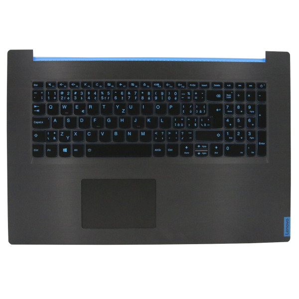 Lenovo IdeaPad L340-17IRH Klávesnica CZ / SK čierna, Palmprest, Bez touchpadu