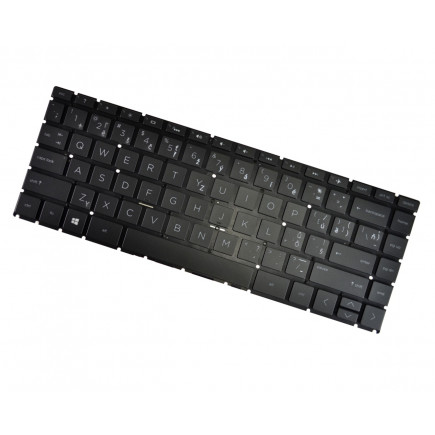 HP 14-DH Klávesnica bez rámčeka čierna CZ / SK podsvietená