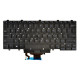 Dell Latitude 5480 Klávesnica čierna bez rámčeka, Trackpoint, Podsvietená CZ/SK