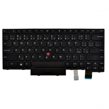 Lenovo ThinkPad L380 Klávesnica CZ / SK čierna, bez podsvietenia, s rámčekom