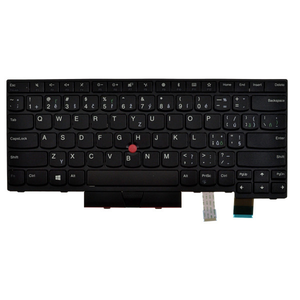 Lenovo ThinkPad L380 Klávesnica CZ / SK čierna, bez podsvietenia, s rámčekom