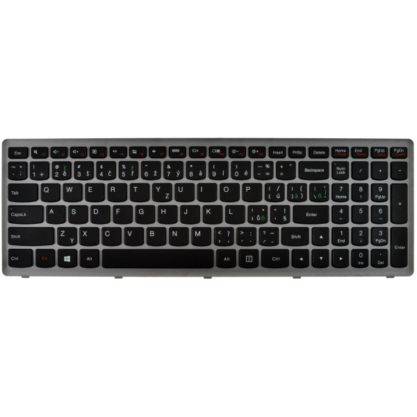 Lenovo G500C Klávesnica CZ / SK strieborná, bez podsvietenia, s rámčekom
