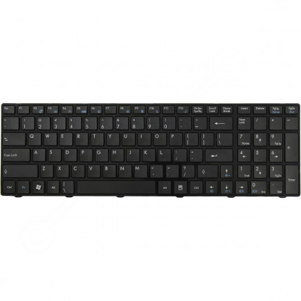 MSI CR600 Klávesnica CZ / SK čierna, bez podsvietenia, s rámčekom
