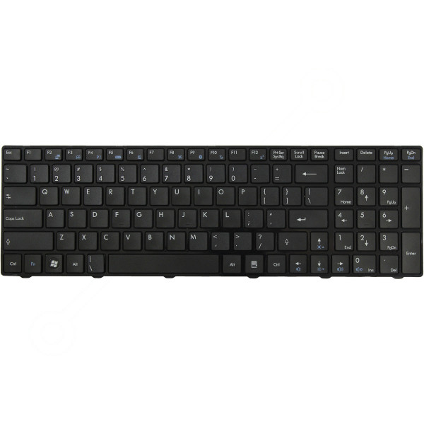 MSI MS-1681 Klávesnica CZ / SK čierna, bez podsvietenia, s rámčekom