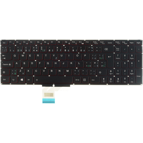Lenovo Y50-70AM-IFI(I) Erazer Klávesnica bez rámčeka, čierna CZ / SK, podsvietená