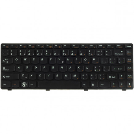 Lenovo V370 Klávesnica CZ / SK čierna, bez podsvietenia, s rámčekom