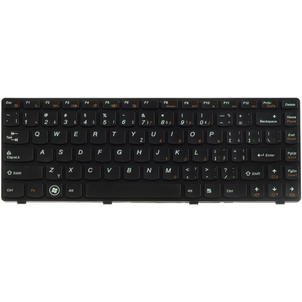Lenovo V370 Klávesnica CZ / SK čierna, bez podsvietenia, s rámčekom