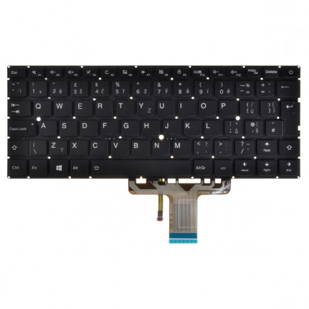 Lenovo IdeaPad 710S-13IKB Klávesnica bez rámčeka, čierna CZ / SK, podsvietená