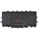 Lenovo ThinkPad X1 Carbon 4th Gen Klávesnica CZ / SK čierna, podsvietená, s rámčekom