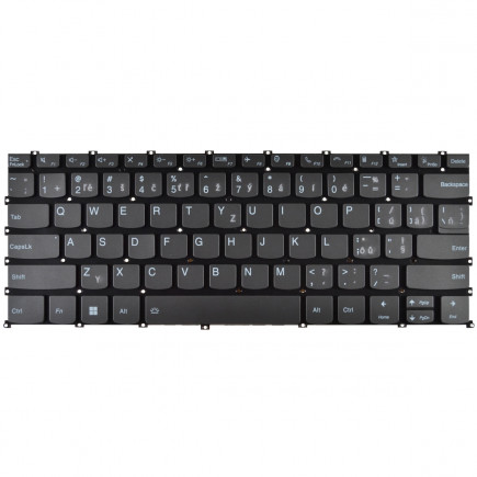 Lenovo ThinkBook 14S YOGA 20WE000EUS Klávesnica bez rámčeka, sivá CZ / SK, podsvietená