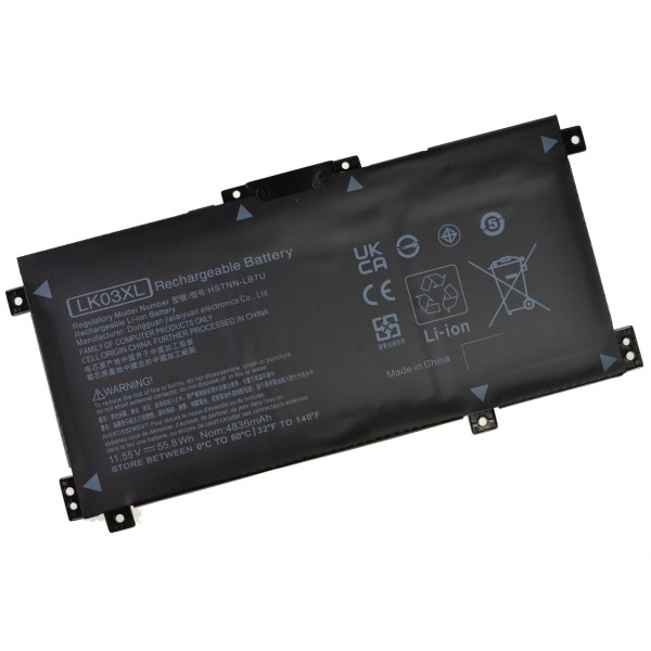 Kompatibilní LK03XL Batéria 4600mAh Li-poly, 55,8Wh, 11,55V čierna