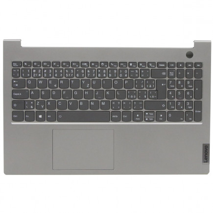 Lenovo ThinkBook 15 G3 ACL Klávesnica CZ / SK čierna, Palmprest, S touchpadem