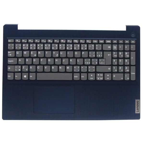 Lenovo IdeaPad 3-15IGL05 Klávesnica CZ / SK modrá, Palmrest, S touchpadom