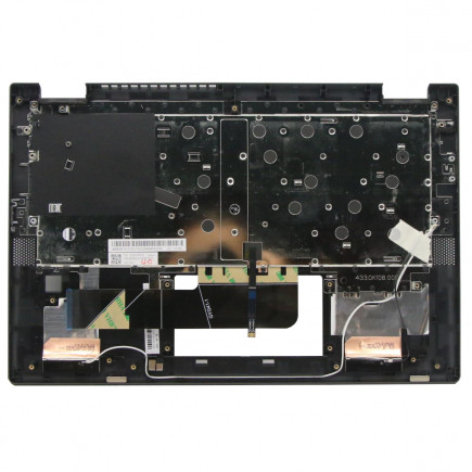 Lenovo IdeaPad Flex 5-14IIL05 Klávesnica CZ / SK čierna, Palmprest, Bez touchpadu