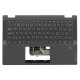 Lenovo IdeaPad Flex 5-14IIL05 Klávesnica CZ / SK čierna, Palmprest, Bez touchpadu