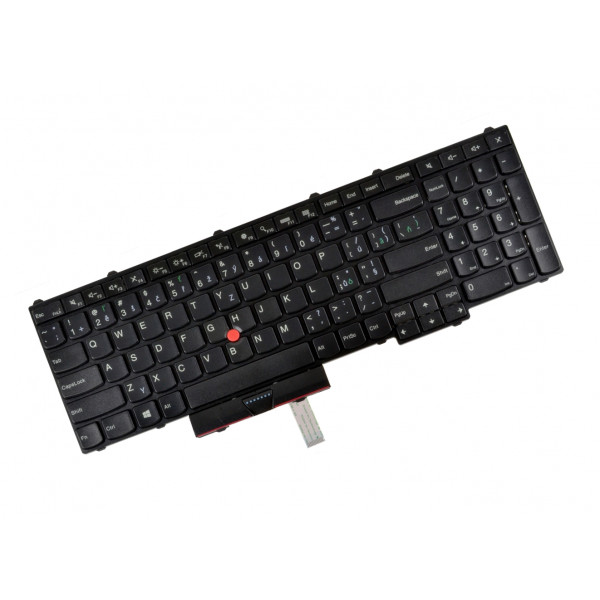 Lenovo ThinkPad P51 Klávesnica CZ / SK čierna, bez podsvietenia, s rámčekom