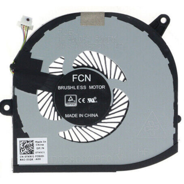 Ventilátor Chladič na notebook Dell XPS 15 9570