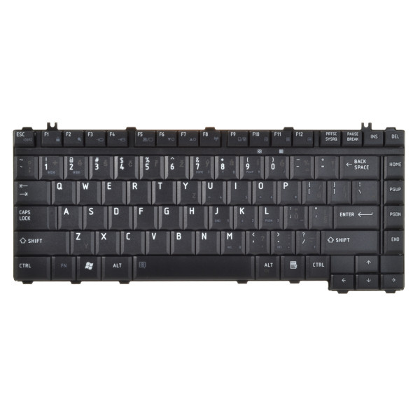 Toshiba Satellite A200 Klávesnica CZ / SK Čierna, bez podsvietenia, s rámčekom