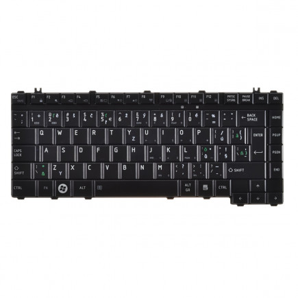 Toshiba Satellite C600 Klávesnica CZ / SK Čierna, bez podsvietenia, s rámčekom
