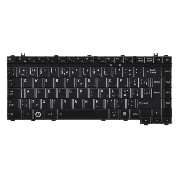 Toshiba Satellite C600-1WW Klávesnica CZ / SK Čierna, bez podsvietenia, s rámčekom