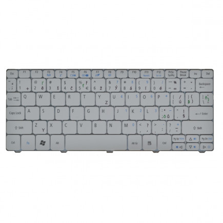 Packard Bell dot se Klávesnica CZ / SK Biela, bez podsvietenia, s rámčekom