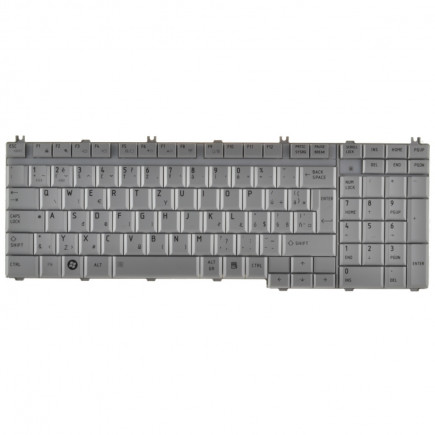 Toshiba Satellite C650 Klávesnica CZ / SK Strieborná, bez podsvietenia, s rámčekom