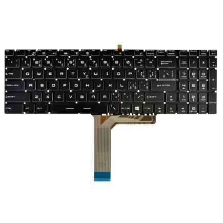 MSI GE75 8SE Klávesnica bez rámčeka Čierna CZ / SK podsvietená