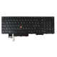 Lenovo ThinkPad L15 Gen 1 Klávesnica CZ / SK Čierna, podsvietená, s rámčekom