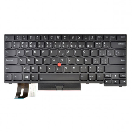 Lenovo ThinkPad T14 GEN 2 Klávesnica CZ / SK Čierna, podsvietená, s rámčekom